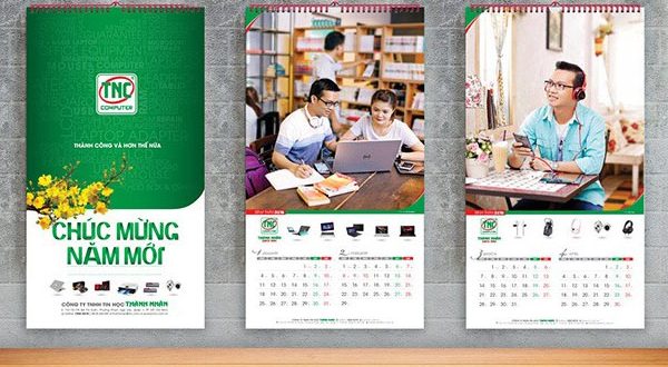 In lịch Tết treo tường doanh nghiệp